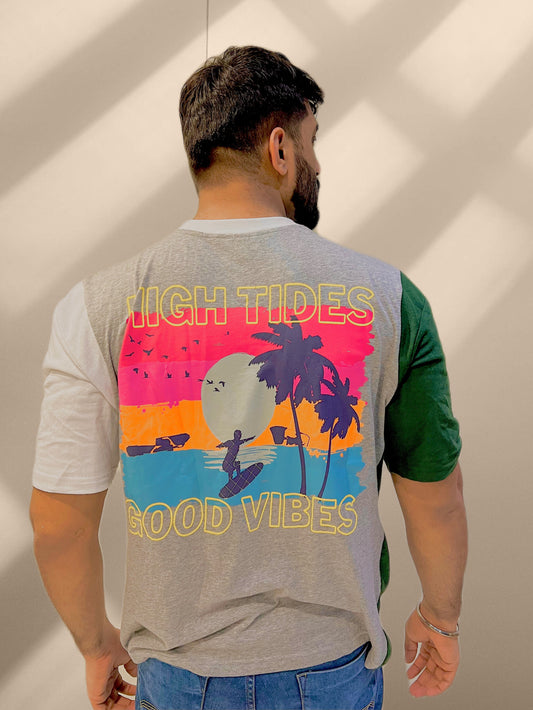 Good Vibes Surfing oversized T-shirt