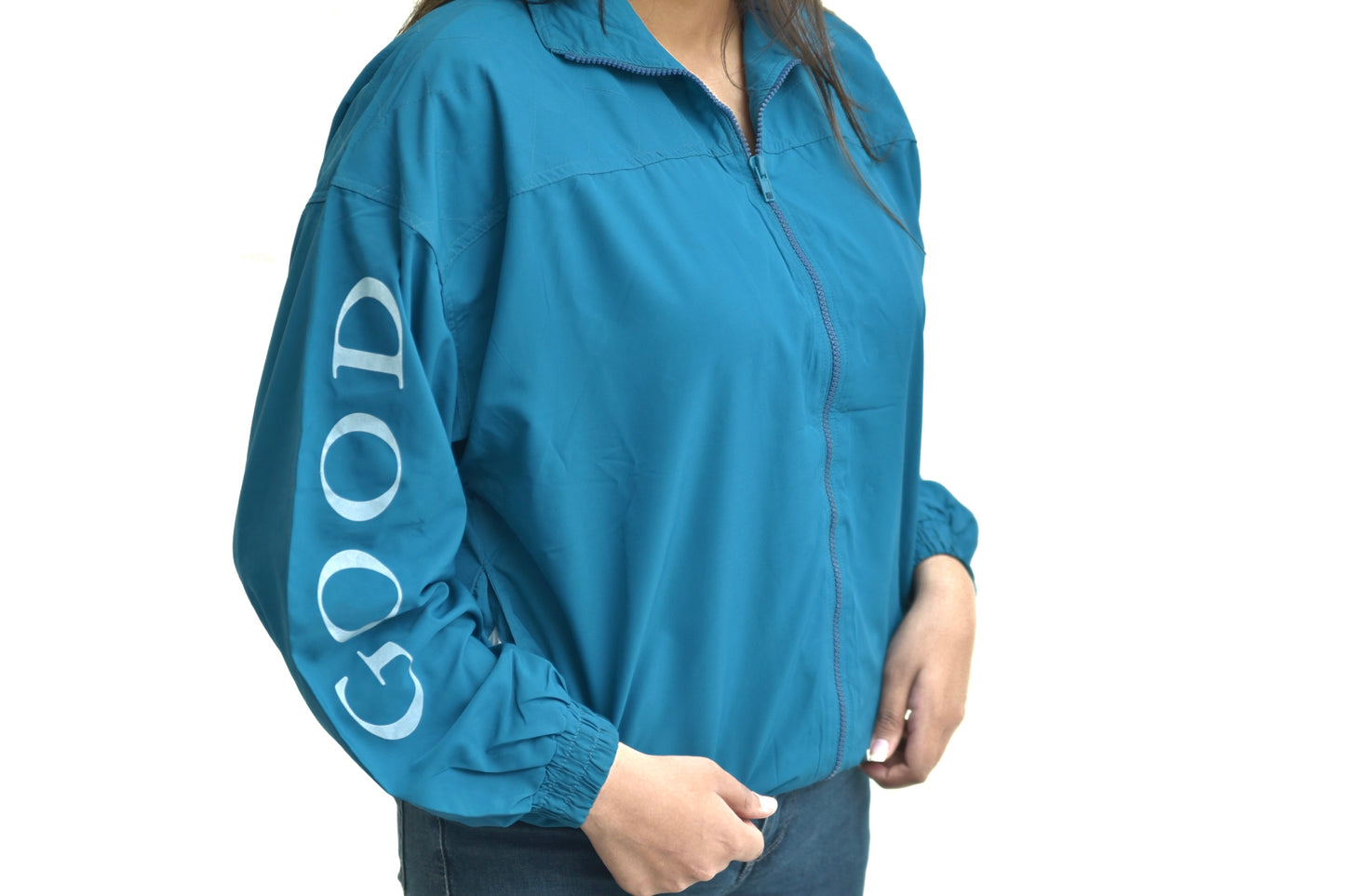 GOOD VIBES Windbreaker Jacket- Women